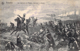 Personnage Historique - Napoléon - Waterloo - Les Régiments De Nassau Marchent à Attaque - Carte Postale Ancienne - Historical Famous People