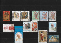 Vatican - Small Lot Of Used - Well Canceled Stamps - In € Currency - Sammlungen