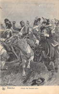 Personnage Historique - Napoléon - Waterloo - Charge Des écossais Gris - Carte Postale Ancienne - Personnages Historiques
