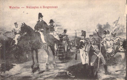 Personnage Historique - Napoléon - Waterloo - Wellington à Hougoumont - Carte Postale Ancienne - Personnages Historiques