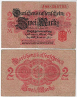 Germany Banknote 2 Mark 1914 Pick-54 Good (catalog US$5) - 2 Mark