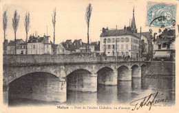 FRANCE - 77 - MELUN - Pont De L'Ancien Châtelet Vue D'Amont - Carte Postale Ancienne - Melun