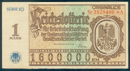 Deutschland, Germany - 1 X " REICHSLOTTERIE ", Abschnitt A, ORIGINALLOS, 1937 + Fotos ! - Otros & Sin Clasificación