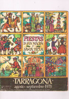 Programa Fiestas San Magin Y Santa Tecla Tarragona 1978 ** - Programmes