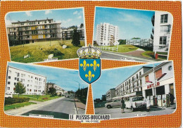 LE PLESSIS BOUCHARD - Vues - Blason - Voiture - Pompes à Essenc - Le Plessis Bouchard