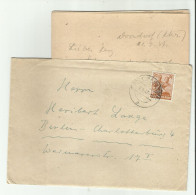 DP CV+LETTER 1947 DORNDORF - Lettres & Documents