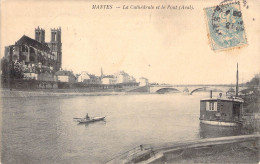 FRANCE - 78 - MANTES - La Cathédrale Et Le Pont - Carte Postale Ancienne - Mantes La Ville