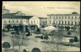 VINTAGE PHOTO POSTCARD PASEO DE SAN FRANCISCO CORETO BADAJOZ ESPAÑA SPAIN  CARTE POSTALE - Badajoz