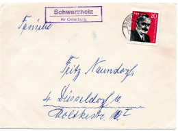 65305 - DDR - 1962 - 20Pfg Dimitroff EF A Bf Landpoststpl SCHWARZHOLZ -> GOLDBECK -> Westdeutschland - Storia Postale