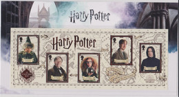 UK 2018 Mi. Bl.117 Harry Potter Sheetlet On Presentation Card MNH - Unused Stamps