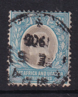 East Africa & Uganda Protectorates: 1904/07   Edward    SG25a   8a  [Chalk]    Used - Protectorados De África Oriental Y Uganda