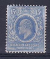 East Africa & Uganda Protectorates: 1907/08   Edward    SG39   15c    MH - Protettorati De Africa Orientale E Uganda