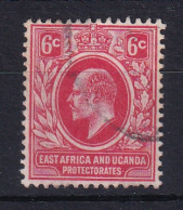 East Africa & Uganda Protectorates: 1910   Edward    SG43   6c  [redrawn]     Used - Protettorati De Africa Orientale E Uganda