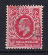 East Africa & Uganda Protectorates: 1910   Edward    SG43   6c  [redrawn]     Used - Protectorats D'Afrique Orientale Et D'Ouganda