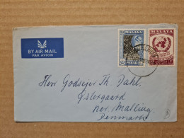 Lettre   SINGAPOUR MALAISIE 1957 PERAK  ALSING ULU BERNAM - Sonstige & Ohne Zuordnung