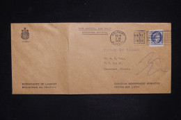 CANADA - Enveloppe Ministérielle De  Calgary Pour Carseland En 1963 - L 143089 - Cartas & Documentos