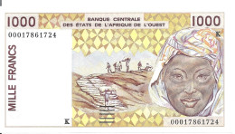 SENEGAL 1000 FRANCS ND2000-01 UNC P 711K J SIGN30 - Sénégal