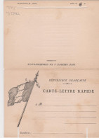 Guerre 14 FM Carte Lettre Rapide Honneur & Patrie / Aide Morale Au Front Carte Souvenir N2 Cachet Recommandation Soldats - Oorlog 1914-18