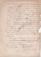 Schaarbeek/Woluwe St Etienne - Lettre Manuscrit - 1862 (V2410) - Manuskripte
