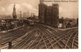 NEWCASTLE'S FAMOUS RAILWAY CROSSING - Newcastle-upon-Tyne