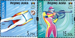 687710 MNH MOLDAVIA 2022 24 JUEGOS OLÍMPICOS DE INVIERNO, BEIJING 2022 - Hiver 2022 : Pékin