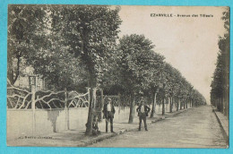 * Ezanville (Dép 95 - Val D'Oise - France) * (Coll Nodenschneider) Avenue Des Tilleuls, Allée, Animée, Old, Rare, Unique - Ezanville