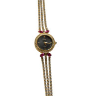 Pretty Vintage Diamante And Gold Tone Ladies Watch - 16.5 Cm - Watches: Jewels