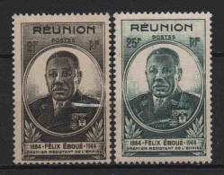 Réunion - 1945  -  Félix Eboué  - N° 260/261 - Neufs ** - MNH - Neufs