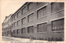 FRANCE - 92 - CHATILLON SUR BAGNEUX - Rue Béranger - Les Ecoles - E M - Carte Postale Ancienne - Châtillon