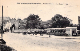 FRANCE - 92 - CHATILLON SUR BAGNEUX - Rue De Ponceau - Le Marché - E Malcuit - Carte Postale Ancienne - Châtillon