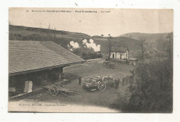 Cp, Chemin De Fer , La Gare Avec Train ,  14,  PONT-ERAMBOURG, Environs De CONDE SUR NOIREAU ,écrite - Estaciones Con Trenes