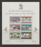 Nederland 1974  Stadspost  400 Jaar Leiden Ontzet.   MNH  Met Andere Ceuzenpenning In Velrand - Vignettes De Fantaisie