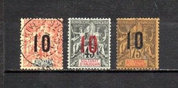 Anjouan   1912  .-    Y&T Nº   26/27-29 - Used Stamps