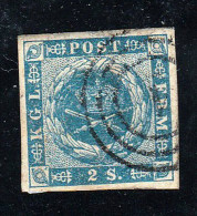 DANEMARK - TIMBRE N° 3 OBLITERE - Used Stamps