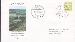 Denmark (FDC Cachet, Bur NOT A FDC !!) Brotype IId KØGE 1979 Cover Brief Lettre - Covers & Documents