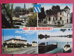 95 - Soisy Sous Montmorency - La Poste - Eglise - Lac - R/verso - Soisy-sous-Montmorency