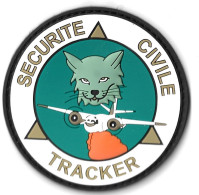 Ecusson PVC SECURITE CIVILE TRACKER AU LARGAGE. - Pompieri