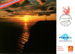 NORVEGE 1992 EXPO UNIVERSELLE DE SEVILLE - Storia Postale