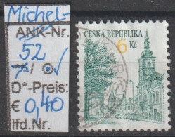 1994 - TSCHECH. REPUBLIK - FM/DM "Städte-Slany" 6 K Mehrfärbig - O Gestempelt - S.Scan  (CZ 52o Tsch) - Used Stamps