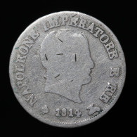 Italie / Italy, Napoleon, 10 Soldi, 1814-M, Milan, Argent (Silver), TB (F), C#6.1, - Napoleonic