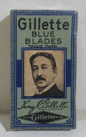 I112864 Lamette Per Rasoio Vintage - Gillette Blue Blades - Confezione Da 20 X 5 - Lamette Da Barba