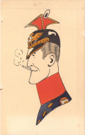 ILLUSTRATEURS NON SIGNE - Chapeau - Homme - Cigarette - Uniforme - Carte Postale Ancienne - Unclassified