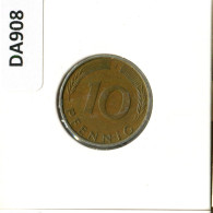 10 PFENNIG 1971 J WEST & UNIFIED GERMANY Coin #DA908.U - 10 Pfennig