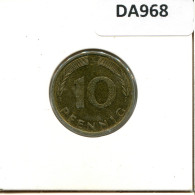 10 PFENNIG 1995 A WEST & UNIFIED GERMANY Coin #DA968.U - 10 Pfennig