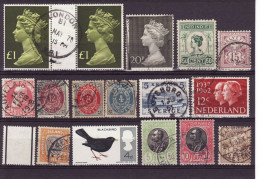 4177) GB Netherlands Ireland World Collection - Vrac (max 999 Timbres)