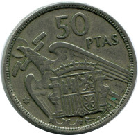 50 PESETAS 1957 SPAIN Coin #AR187.U - 50 Peseta