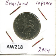 10 PENCE 2004 UK GREAT BRITAIN Coin #AW218.U - 10 Pence & 10 New Pence