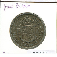 HALF CROWN 1954 UK GREAT BRITAIN Coin #BB141.U - K. 1/2 Crown