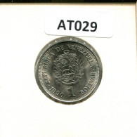 1 BOLIVAR 1990 VENEZUELA Coin #AT029.U - Venezuela