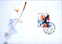 NORVEGE 1993 J O LILLEHAMMER - Lettres & Documents